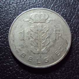 Бельгия 1 франк 1957 год belgie.