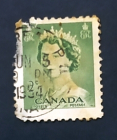 Канада 1953 королева Елизавета II Sc#326 Used