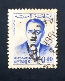 Марокко 1965 король Хасан II Sc# 113 Used