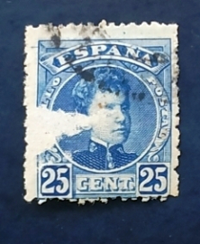 Испания 1900 король Альфонсо XIII Sc#279 Used
