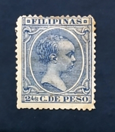 Филиппины 1890 король Альфонсо XIII Sc# 149 MH