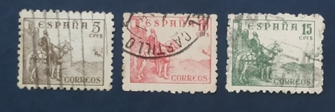 Испания 1938-39 Сид Кампеадор El Cid Sc# 664-666 Used