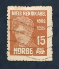 Норвегия 1929 Нильс Хенрик Абель Sc#146 Used