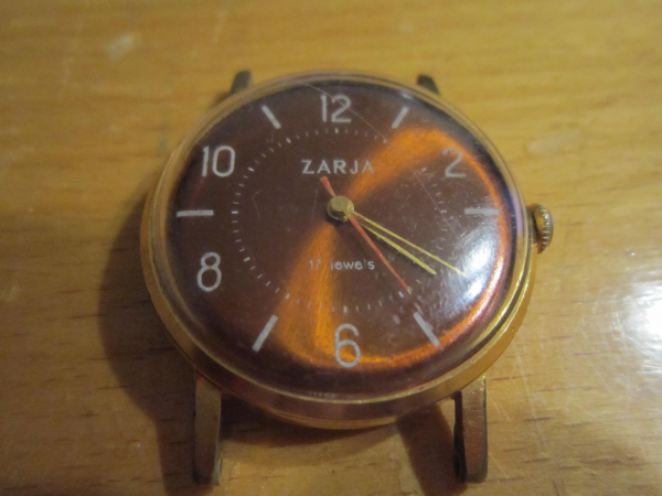 Часы наручные Заря позолота AU 10 СССР 