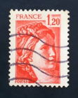 Франция 1977 Сабинянка Sc# 1572 Used