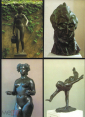 Набор открыток Прага Французская скульптура 19020 веков 12 шт полный редкий - вид 5