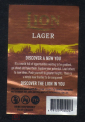 Этикетка от пива LION Lager Шри Ланка 2017 год. - вид 1