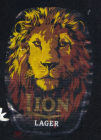 Этикетка от пива LION Lager Шри Ланка 2017 год.