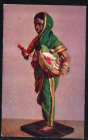 Открытка СССР 1968 г. Продавщица цветов. Фото А. Клейменовой, индийские куклы чистая