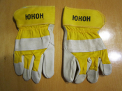 Перчатки ЮКОН кожаные комбинированные 