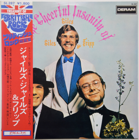 Giles, Giles And Fripp "The Cheerful Insanity Of Giles, Giles & Fripp" 1968/1976 Lp Japan  