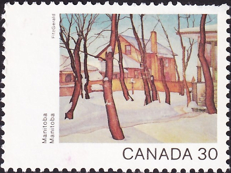 Канада 1982 год . Манитоба - "Дом дока Снайдера" (Фицджеральд) . Каталог 0,60 €.