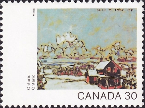 Канада 1982 год .Онтарио - "Дом из красного кирпича" (Милн) . Каталог 0,60 €.