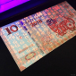 Тест памятной флуоресцентной банкноты 10 юаней 2018 г. "ВОСТОЧНЫЙ ГОРОСКОП. ГОД СОБАКИ"  - вид 5