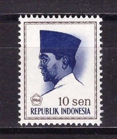 1966г.Индонезия.Президент Сухарто. Кварт