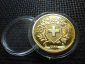 Копия золотой монеты Швейцарии 20 ФРАНКОВ HELVETIA  в капсуле. - вид 4