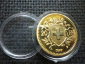 Копия золотой монеты Швейцарии 20 ФРАНКОВ HELVETIA  в капсуле. - вид 6