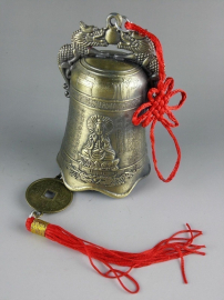 Редкий коллекционный подвесной колокольчик из буддийского храма