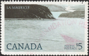Канада 1986 год . Ла-Мориси (принтер CBN) , 5 $ . Каталог 4,50 £ . (2)