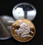 Коллекционная монета 6 SEX EUROS золото 24К - вид 4