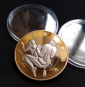 Коллекционная монета 6 SEX EUROS золото 24К - вид 6