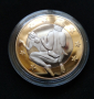 Коллекционная монета 6 SEX EUROS золото 24К - вид 8