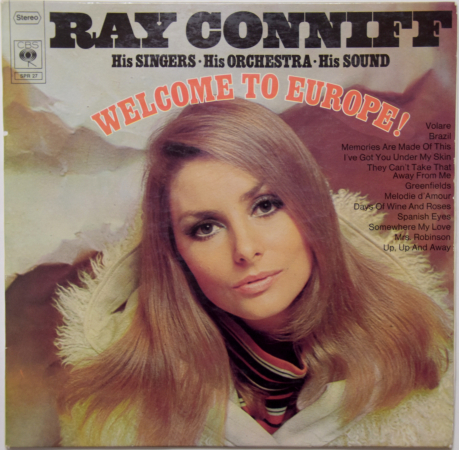 Ray Conniff "Welcome To Europe!" 1950/1968 Lp  
