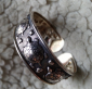Широкий браслет ручной работы из тибетского серебра - вид 4
