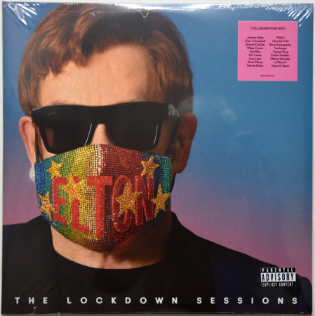Elton John (With Gorillaz,Stevie Nicks,Stevie Wonder u.a.) "The Lockdown Sessions" 2021 2Lp SEALED  
