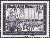 Германия 1941 год . Отряд почтовых служащих . Каталог 5,75 £ .