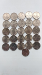 Набор монет 1-5 копеек 1997-2014 г 53 шт полный набор - вид 1