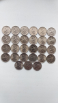 Набор монет 1-5 копеек 1997-2014 г 53 шт полный набор - вид 2