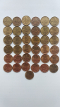 Набор монет 10 копеек 19997-2015 г 36 шт - вид 1