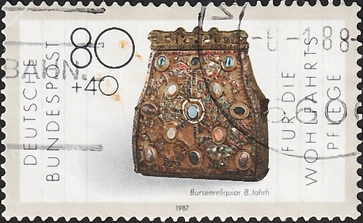 Германия 1987 год . Реликвии 8-го века . Каталог 2,40 £ . (1)