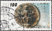Германия 1990 год . Печать Фридриха II и ярмарочный вестибюль . Каталог 1,0 £ . (2)