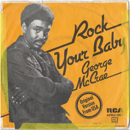 George McCrae "Rock Your Baby" 1974 Single  