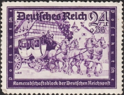 Германия , рейх . 1941 год . Старый дилижанс . Каталог 18,0 £ . (2)
