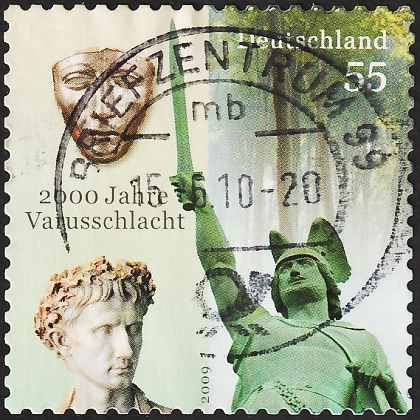 Германия 2009 год . 2000 лет битвы при Варусе . Каталог 2,60 £ (1)