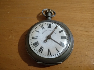 Часы карманные ковровые каретные ROSKOPF PATENT Швейцария старинные до 1917 г. 