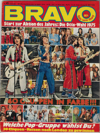 Bravo Журнал Nr.45 1975 Santana Ringo Starr (The Beatles) Marc Bolan Michael Douglas 