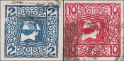 Австрия 1908 год . Меркурий , часть серии . Каталог 1,30 £ .