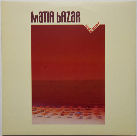 Matia Bazar "Red Corner" 1989 Lp Italy  