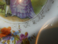 Старин.пирожковая тарелка:ГЕНРИ,герцог КЭМБЕРЛЕНД с герцогиней,фарфор деколь ГАРДНЕР без клейма 1880 - вид 1