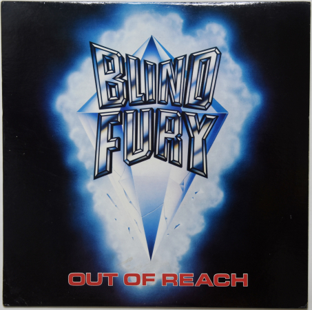 Blind Fury "Out Of Reach" 1985 Lp  