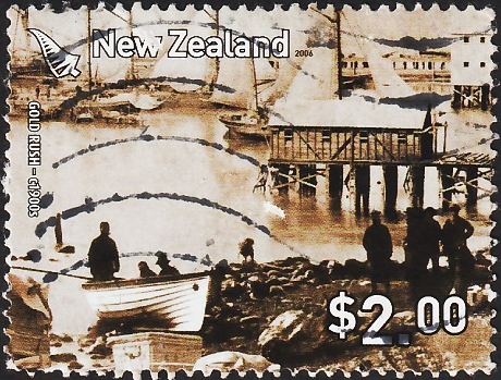 Новая Зеландия 2006 год . Золотая лихорадка . Каталог 3,0 £ .