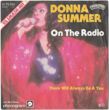 Donna Summer "On The Radio" 1979 Single  