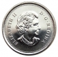 25 центов Канада 2010 год 65 лет победы во Второй Мировой войне UNC цветная - вид 1
