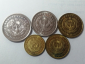 Узбекистан - набор (5 монет) 1, 3, 5, 20, 50 тийин 1994 год, UNC, в блеске!!! - вид 3