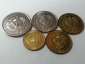 Узбекистан - набор (5 монет) 1, 3, 5, 20, 50 тийин 1994 год, UNC, в блеске!!! - вид 5