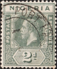 Нигерия 1921 год . King George V , 2 p . Каталог 8,0 £. (3)